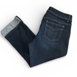 Chico’s Platinum Denim Ultimate Fit Crop Cuffed Jeans Like New Sz 1.5=Sz 10 Med